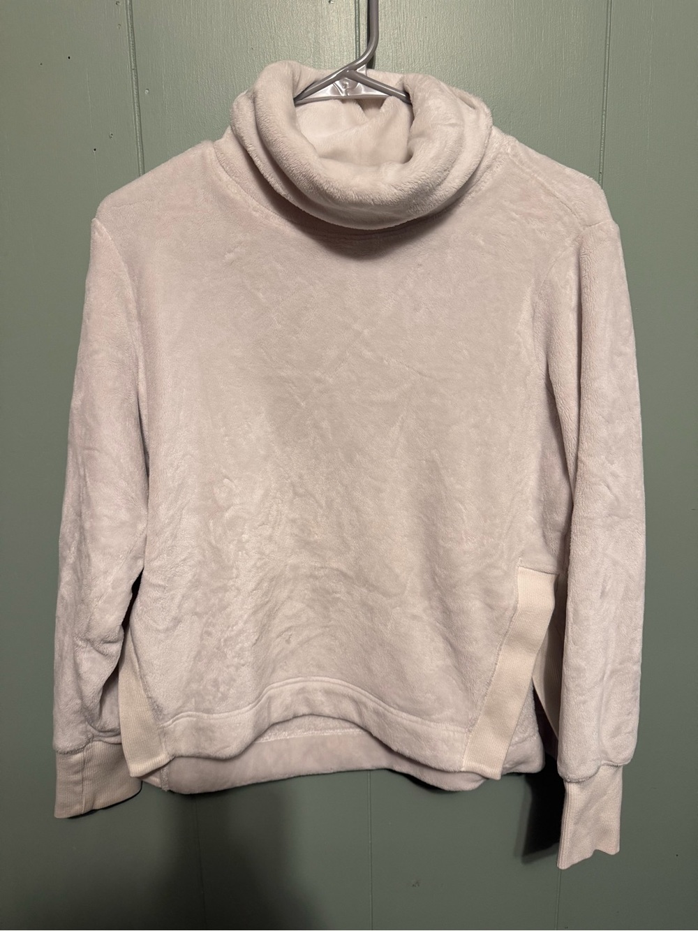 Athleta Plush Funnel Neck Sweater - White